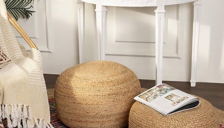 Jute Poufs